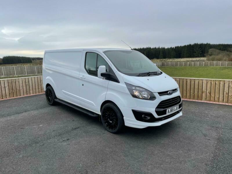 transit custom sport white